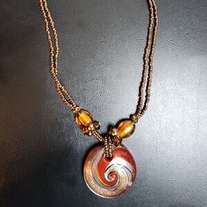 Glass Beaded Necklace